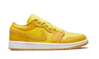 air jordan 1 low dunk yellow strike